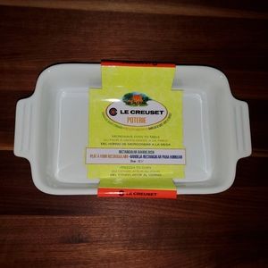 Le Creuset 10.5 Inch Rectangular Dish In White